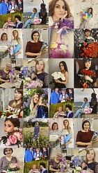 В Комплексном центре социальной защиты населения и в межрайонном отделе опеки и попечительства организовали фотовыставку «Дарите женщинам цветы!».